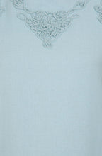 Priya Embroidered Chalk Blue Dress