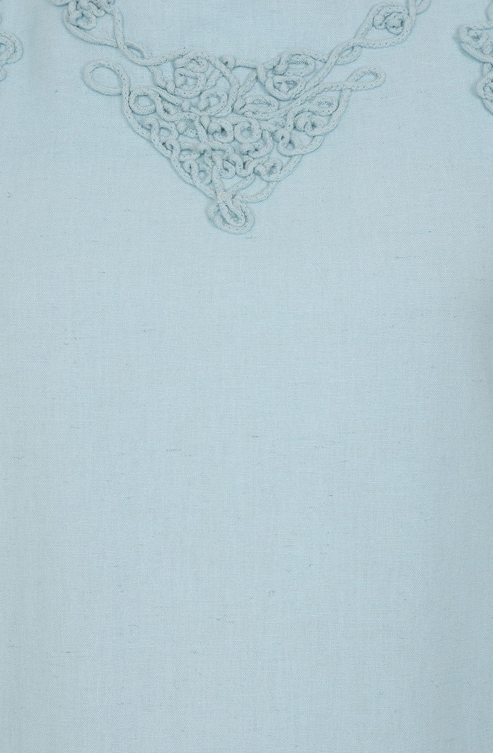 Priya Embroidered Chalk Blue Dress
