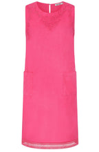 Priya Embroidered Hot Pink Dress