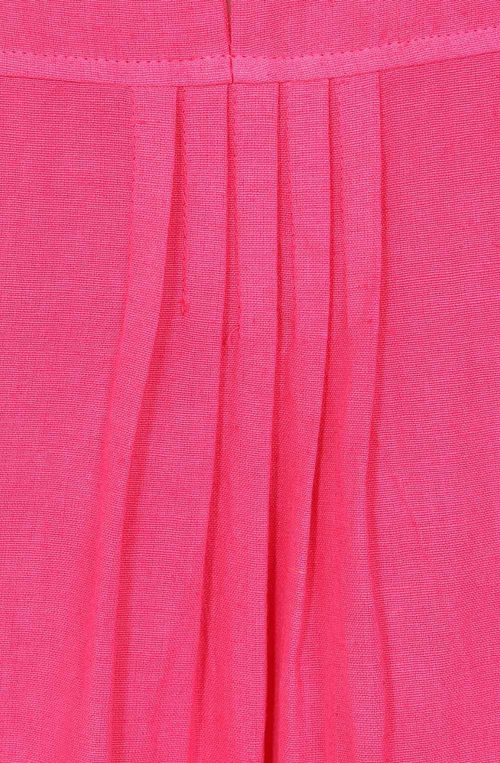 Priya Embroidered Hot Pink Dress