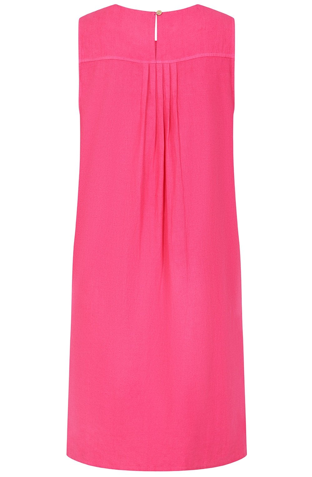 Priya Embroidered Hot Pink Dress