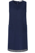 Priya Embroidered Midnight Blue Dress