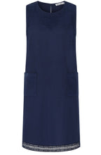 Priya Embroidered Midnight Blue Dress