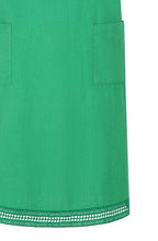Priya Embroidered Mint Leaf Dress