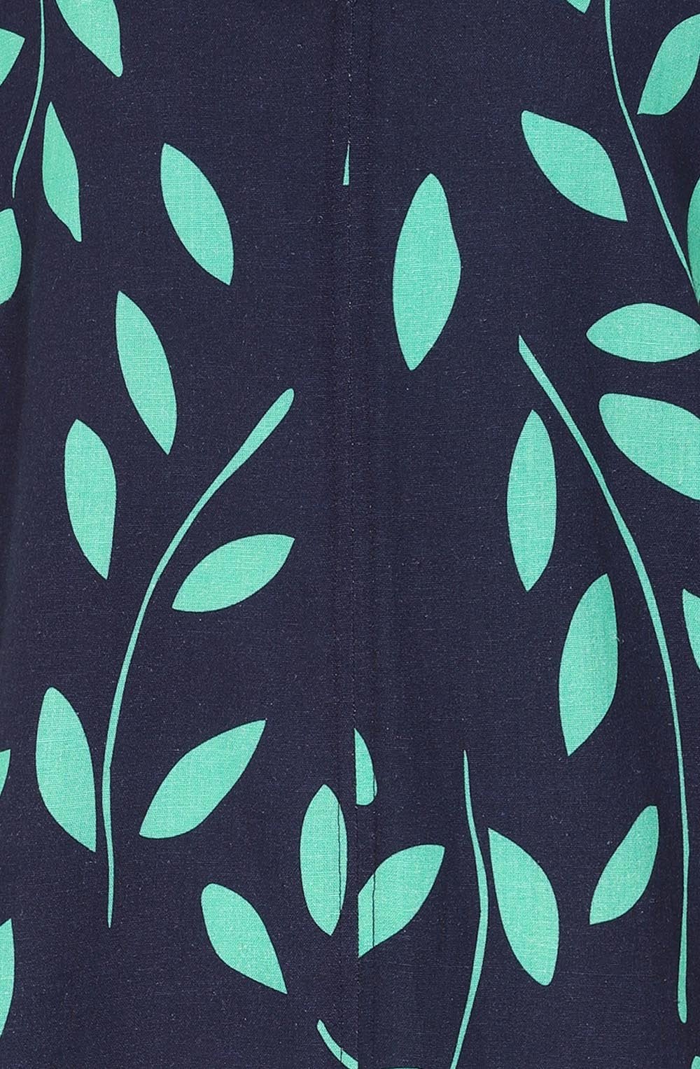 Roberta Blue and Mint Leaf Dress