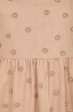 Tallulah Latte Embroidered Flowers Dress