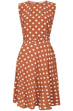 Terracotta Polka Julia Dress