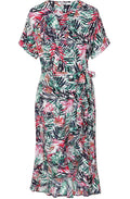 Tropical Lou Lou Wrap Dress