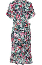 Tropical Lou Lou Wrap Dress