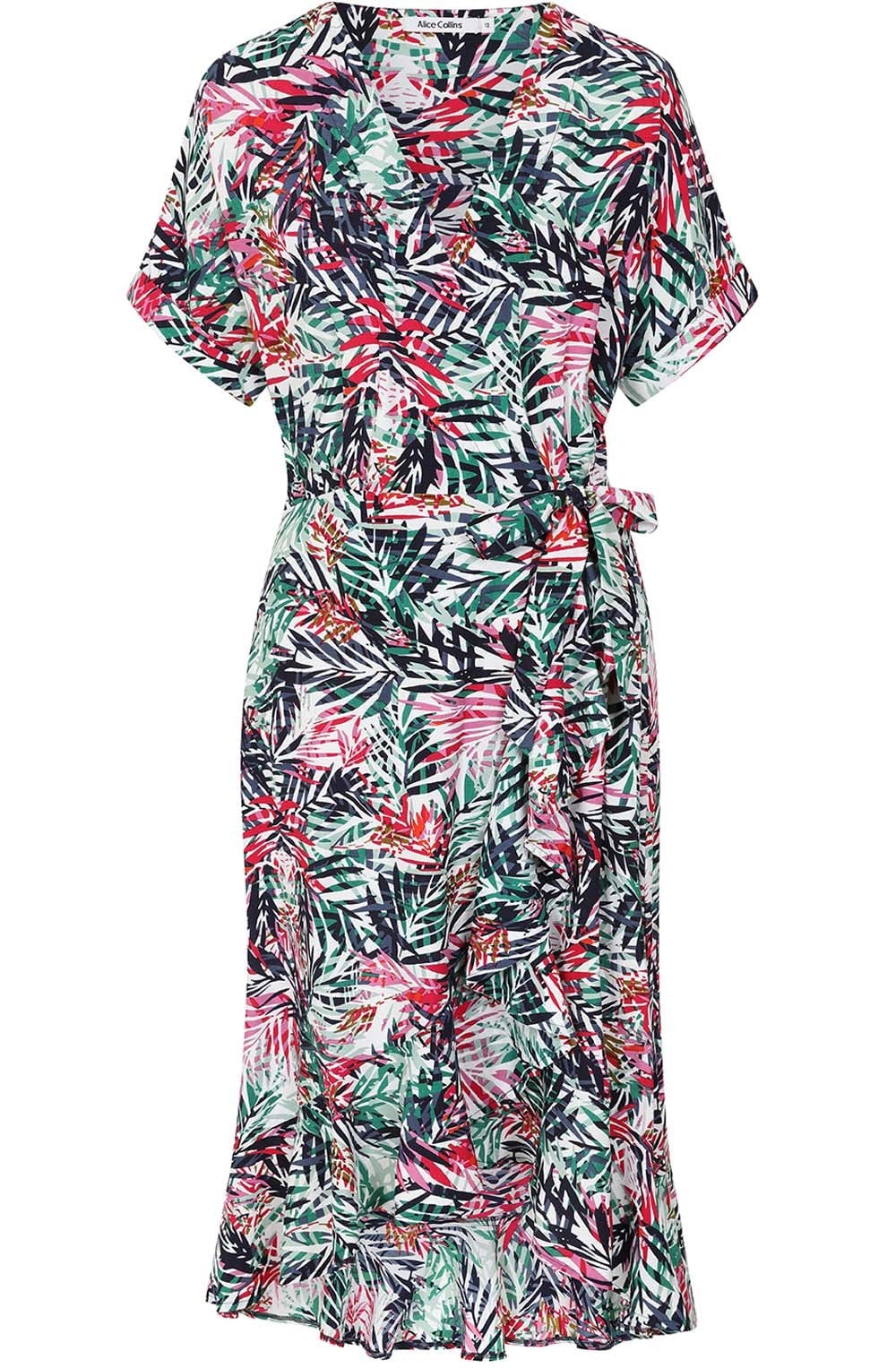 Tropical Lou Lou Wrap Dress