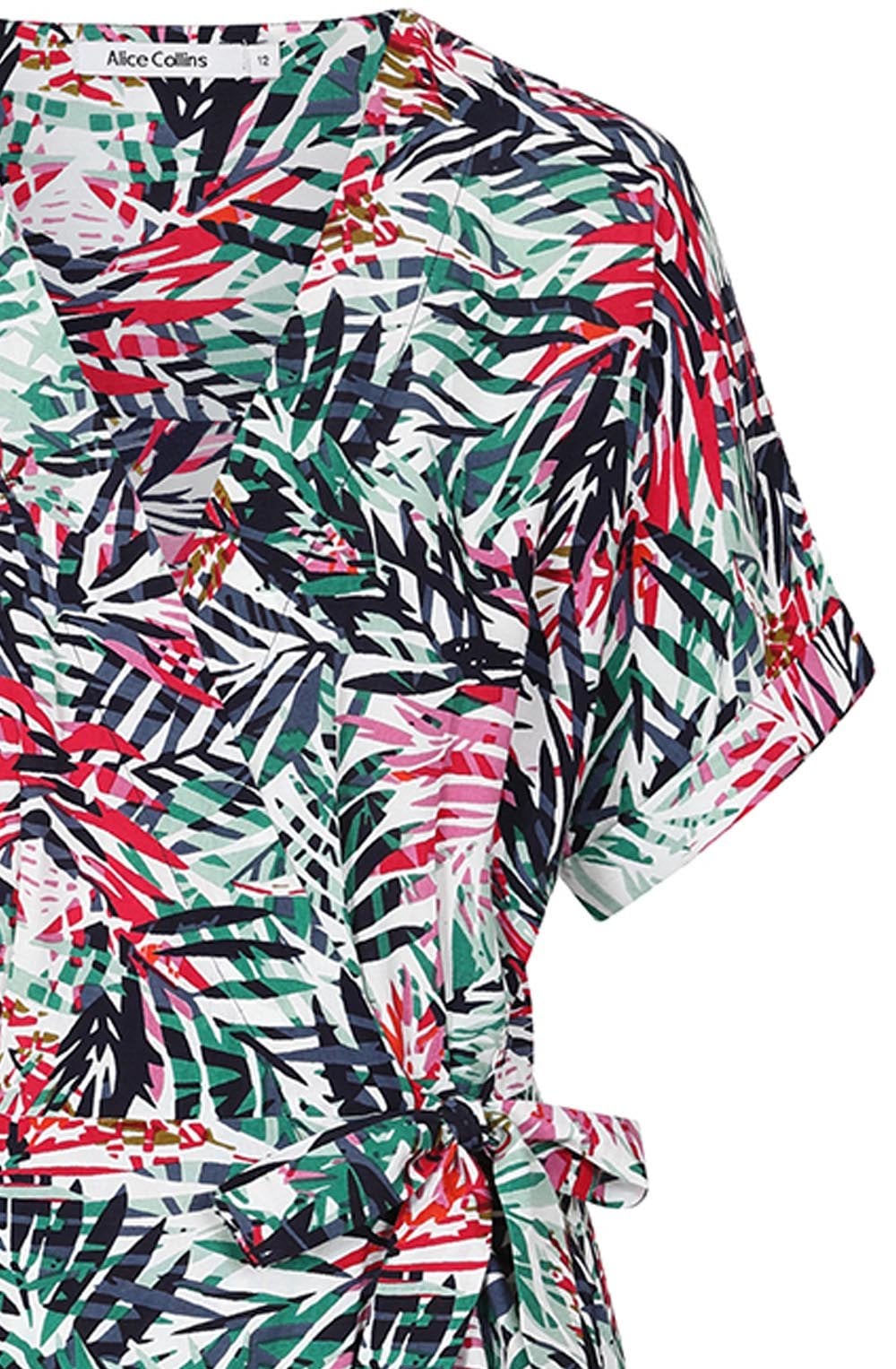 Tropical Lou Lou Wrap Dress