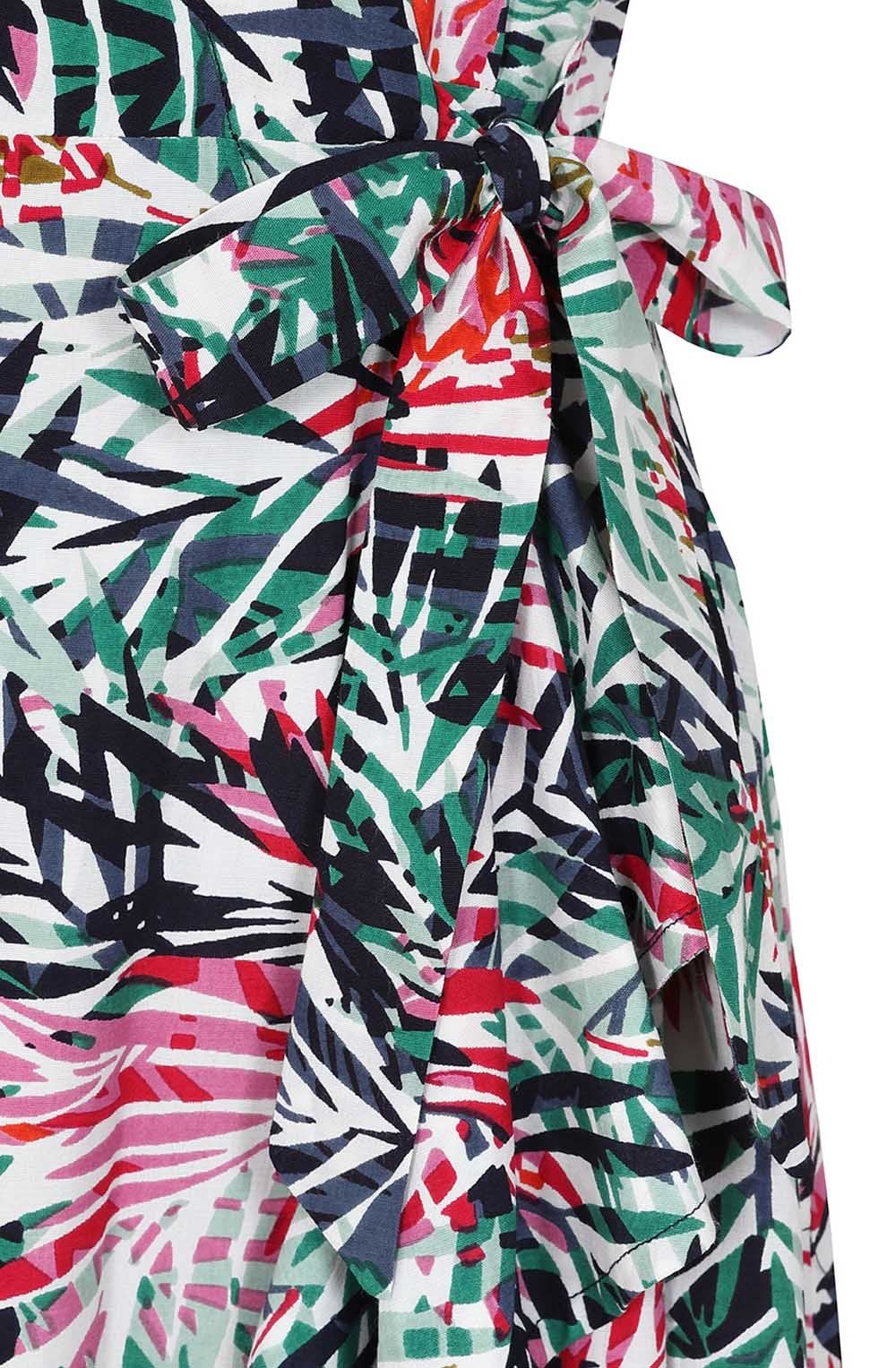 Tropical Lou Lou Wrap Dress