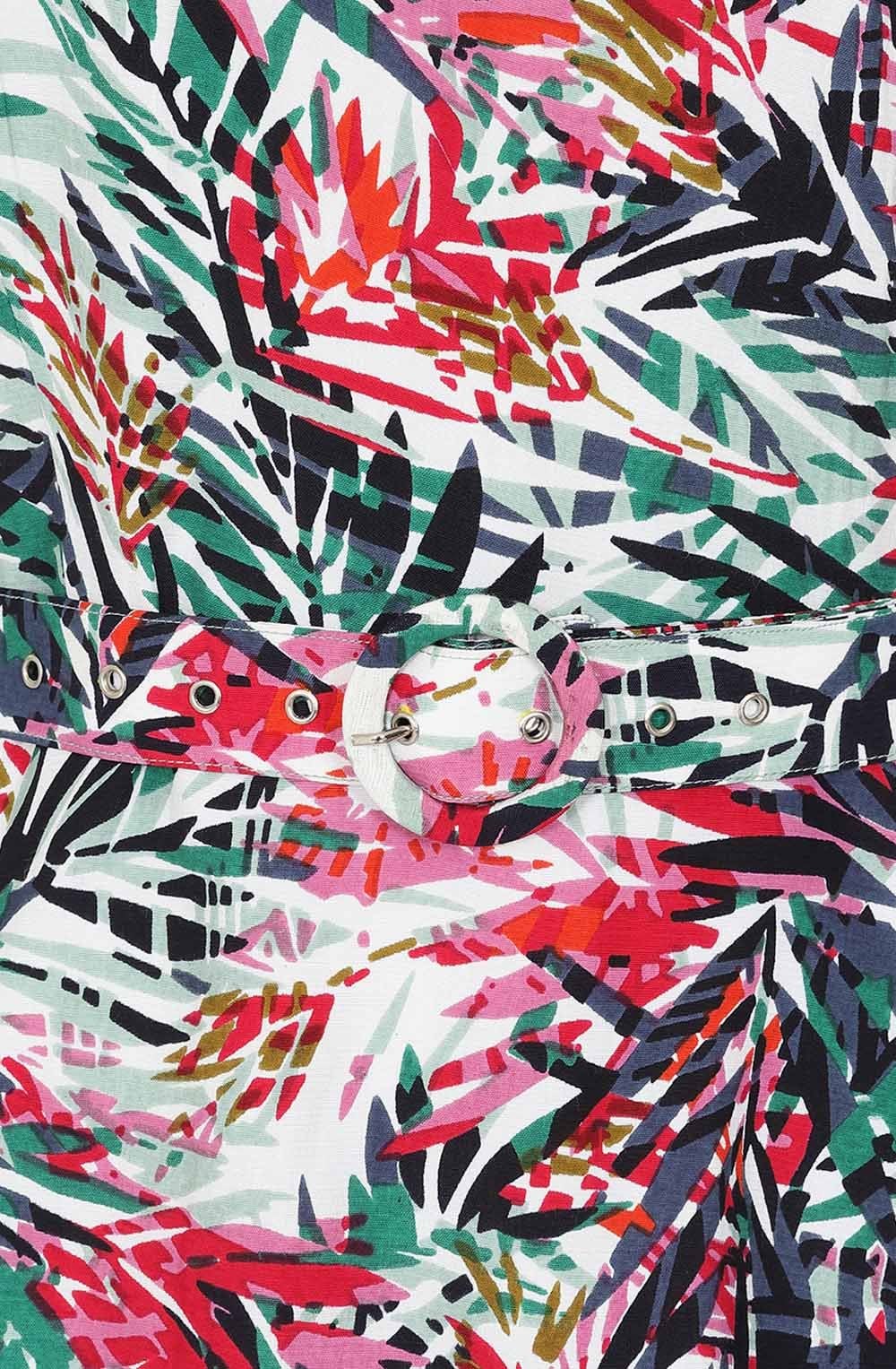 Tropical Print Julia Dress