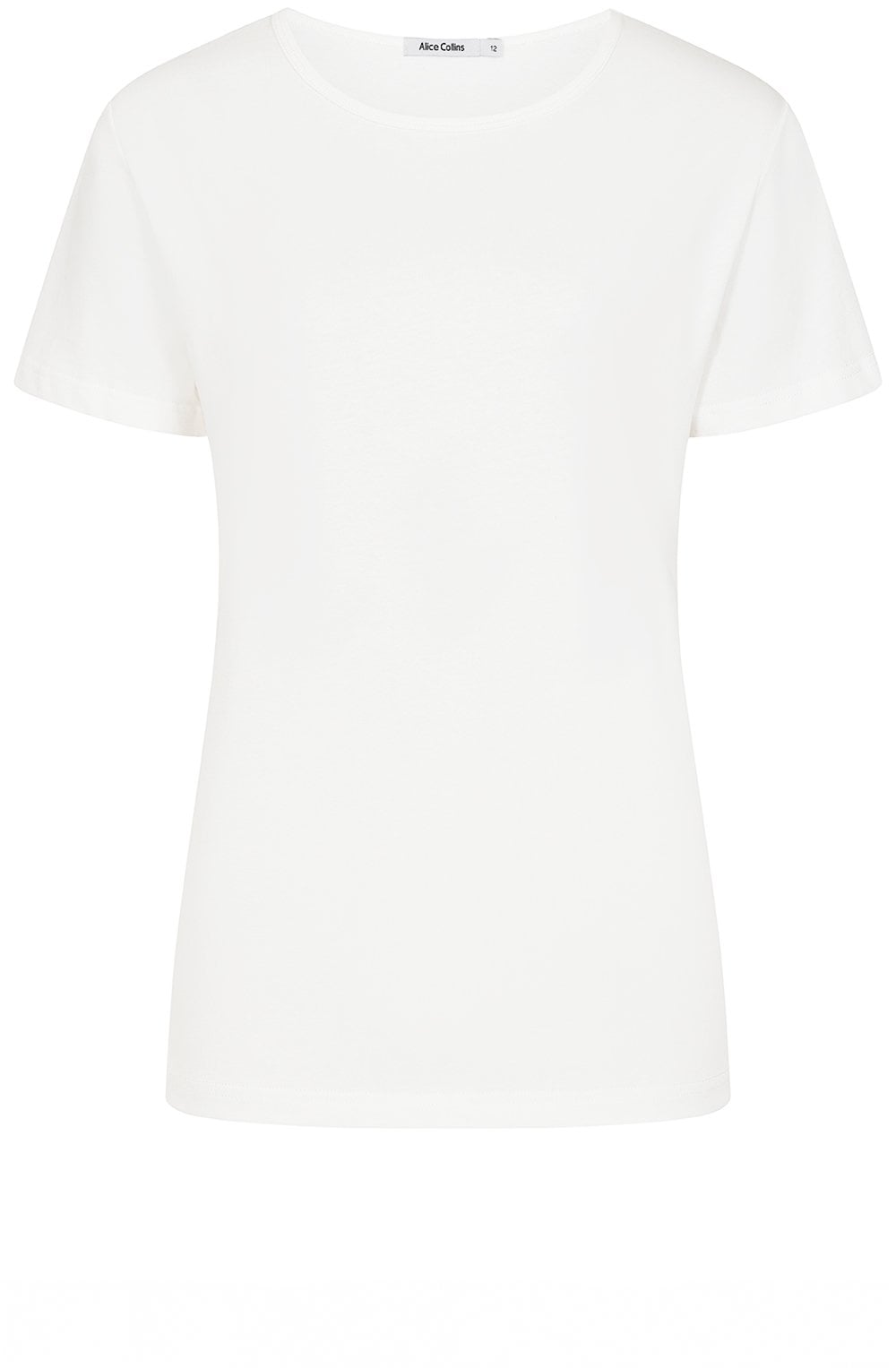 White Perfect Plain T Shirt