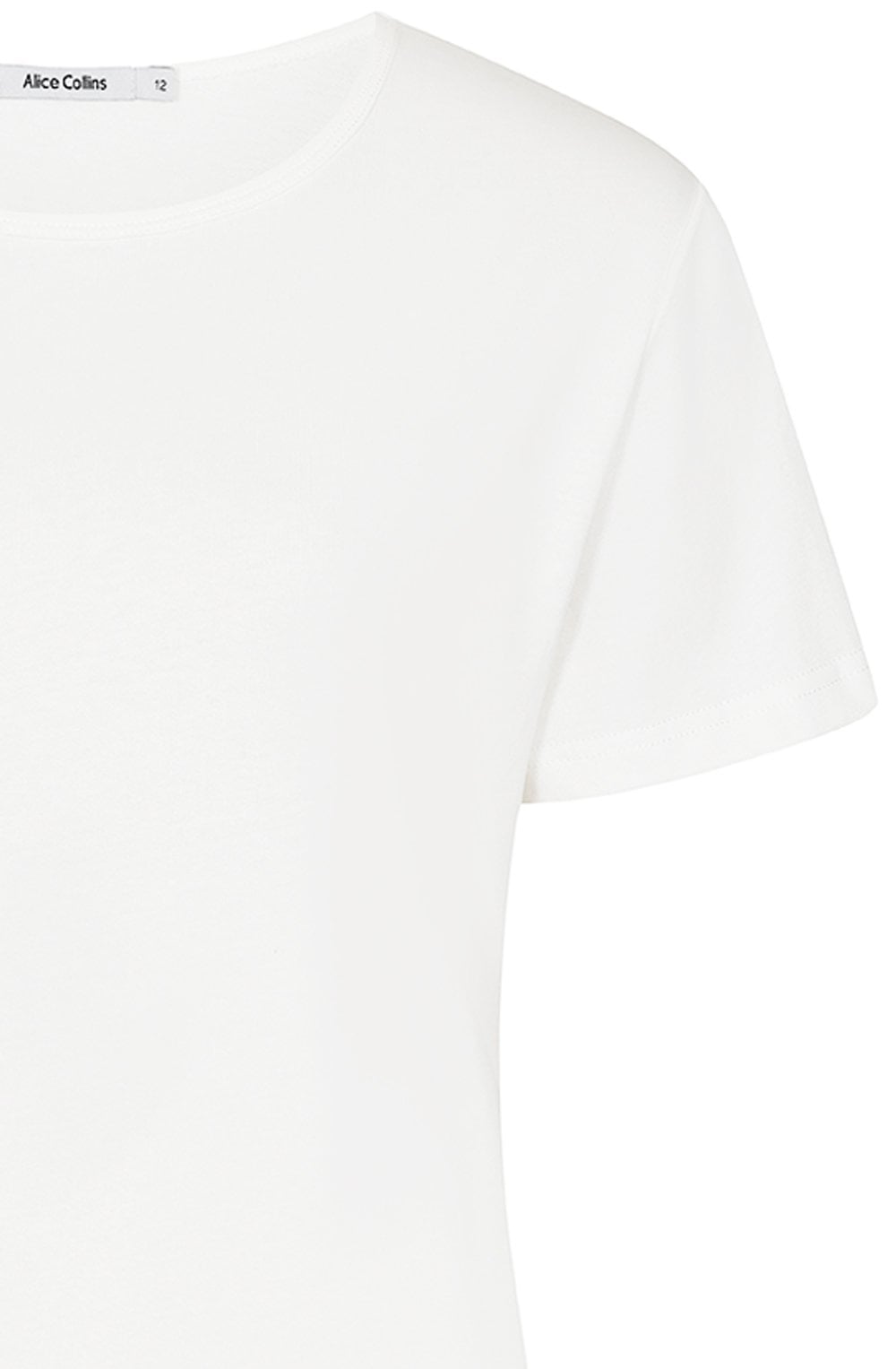 White Perfect Plain T Shirt