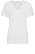 White V Neck T Shirt