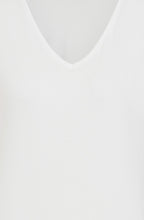 White V Neck T Shirt