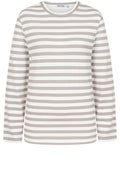 Wild Oat and Dove Striped April Top