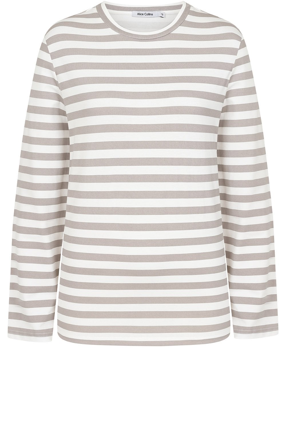 Wild Oat and Dove Striped April Top