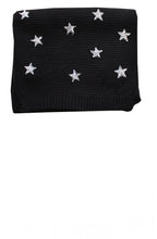 Black Rhinestone Star Scarf