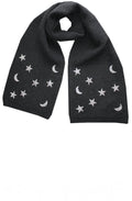 Star & Moon Grey Scarf