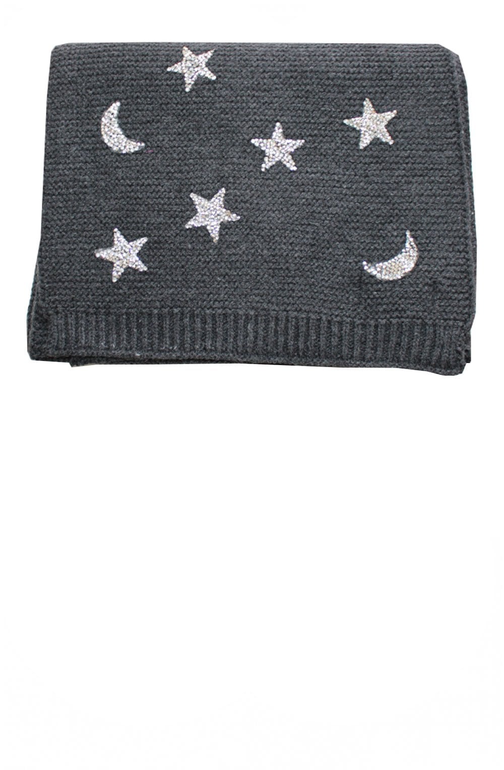 Star & Moon Grey Scarf