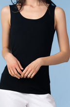 Black Jersey Vest Top