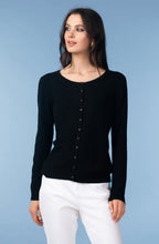 Black Super Soft Fine Knit Cardigan