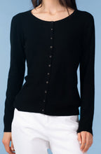 Black Super Soft Fine Knit Cardigan