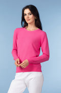 Fuchsia Super Soft Fine Knit Jumper