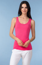 Fuschia Jersey Vest Top