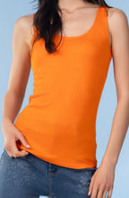 Orange Jersey Vest Top