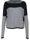 Angela Striped Knit Sweater