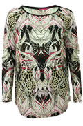 Art deco patterned top