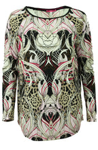 Art deco patterned top