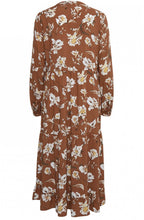 Almond Floral Print Dress