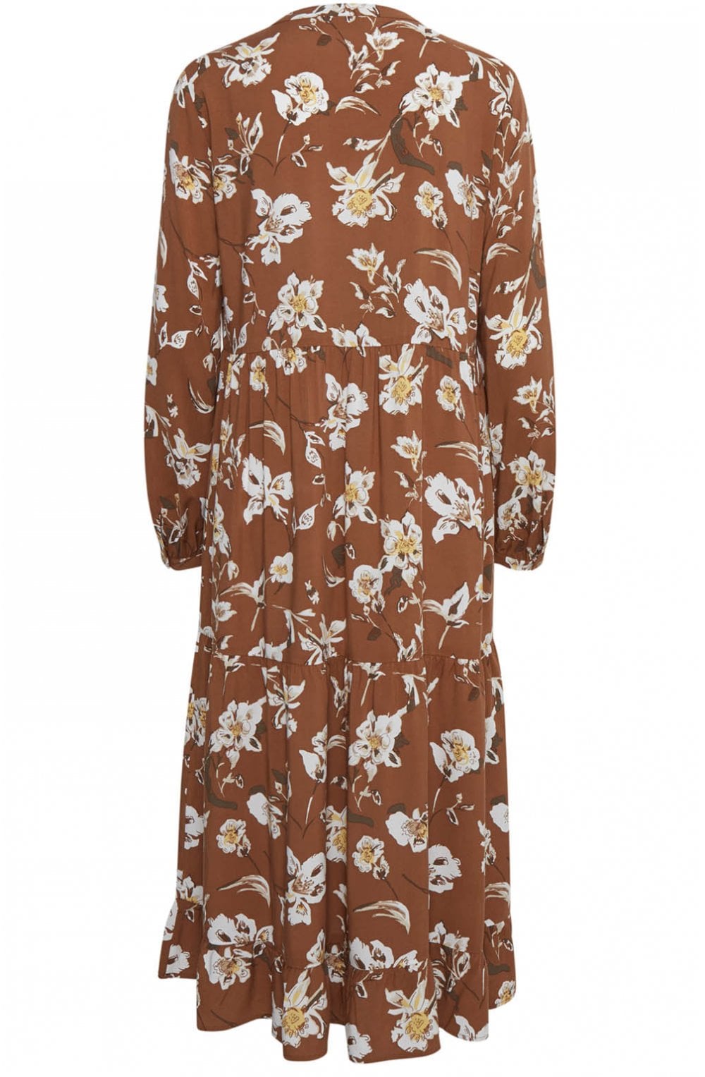 Almond Floral Print Dress