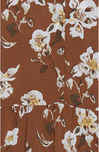 Almond Floral Print Dress