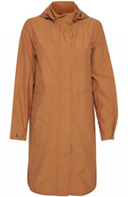 Almond Hooded Raincoat