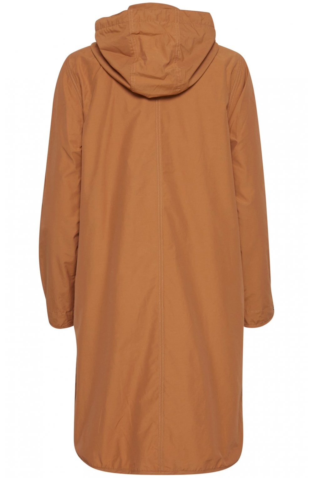 Almond Hooded Raincoat