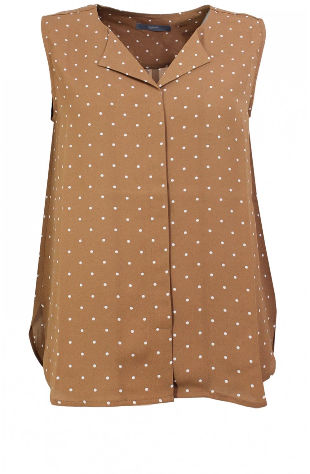 Almond Spot Print Top