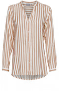 Almond Striped Blouse