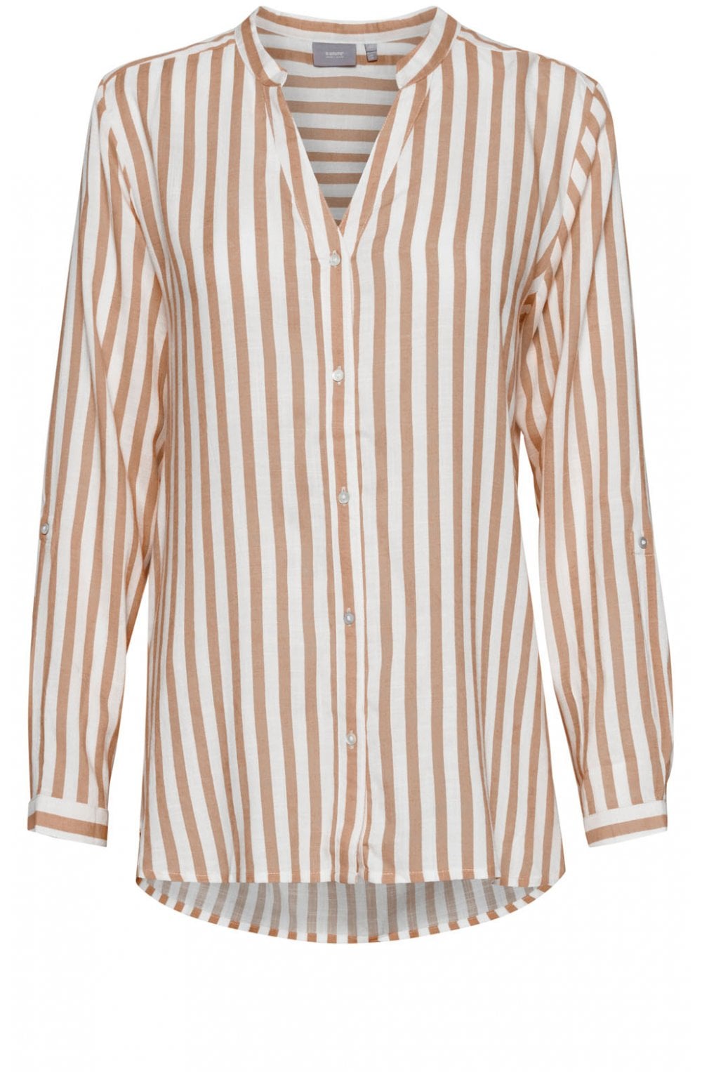 Almond Striped Blouse