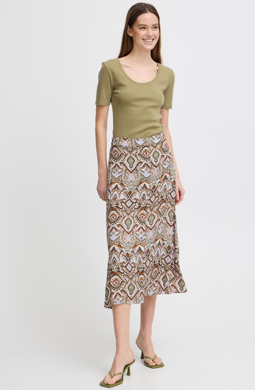Aloe Boho Mix Joella A Line Skirt