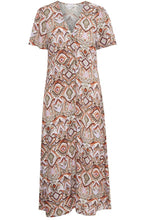 Aloe Boho Mix Joella Button Down Dress