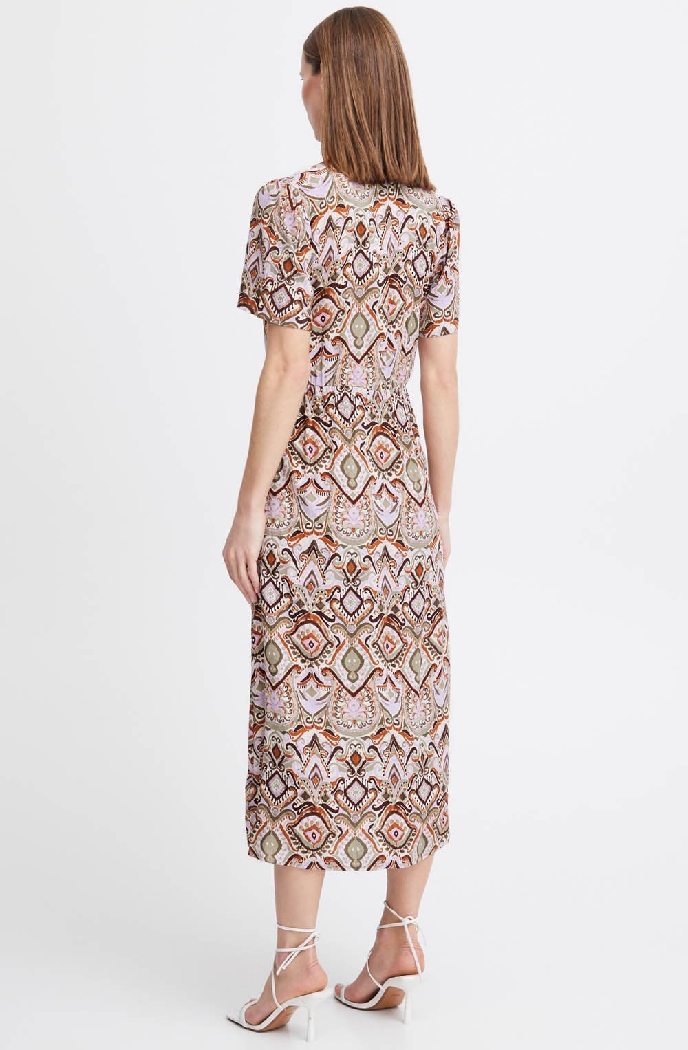 Aloe Boho Mix Joella Button Down Dress