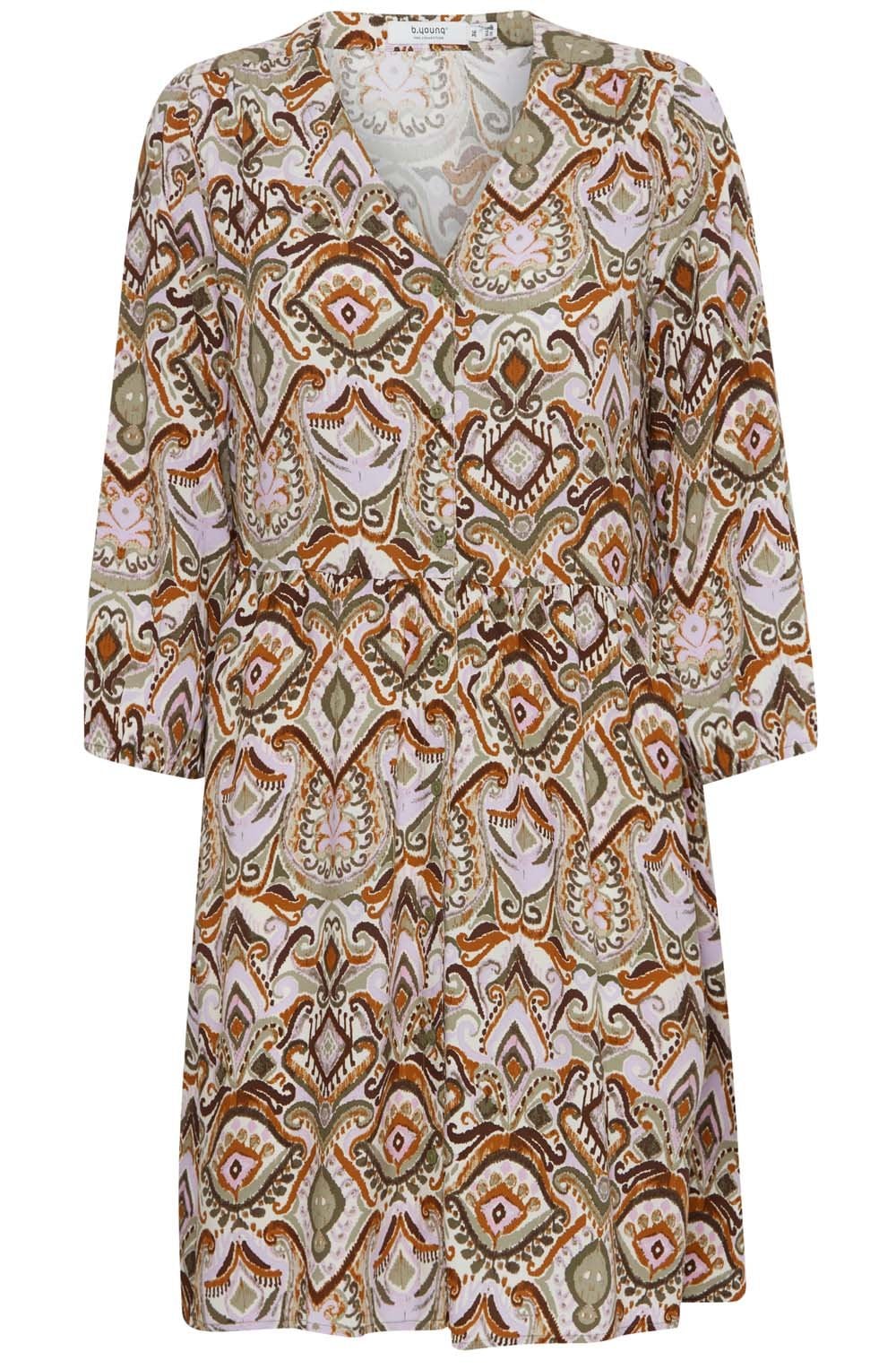 Aloe Boho Mix Smock Dress
