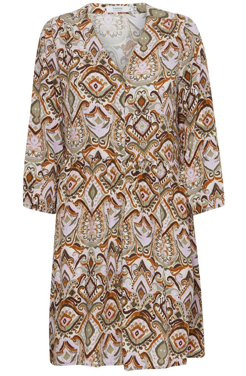 Aloe Boho Mix Smock Dress