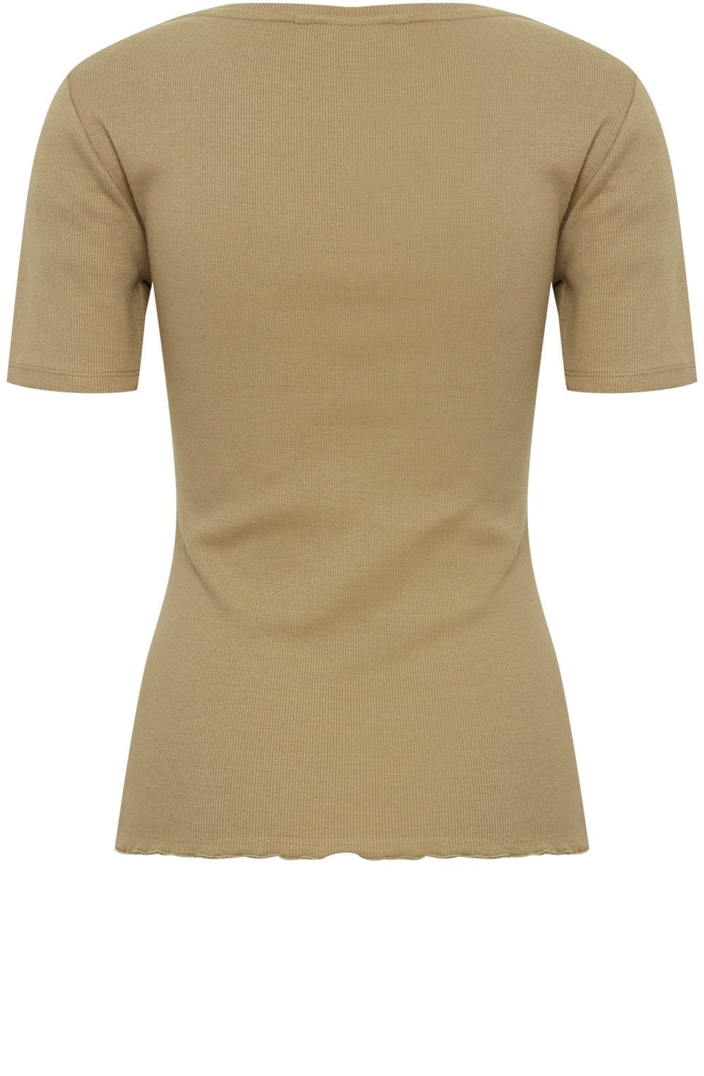 Aloe Green Fine Ribbed T Shirt
