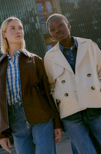 Amona Oyster Double Breasted Jacket
